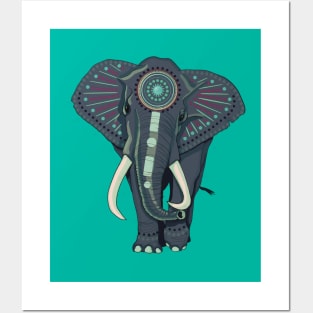 Indian Elephant Posters and Art